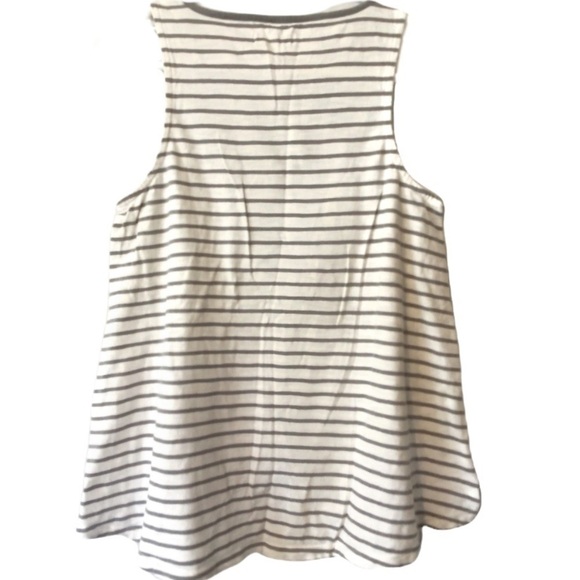 Madewell Forward-Seam Tank Top in Stripe Size XS - Picture 3 of 6